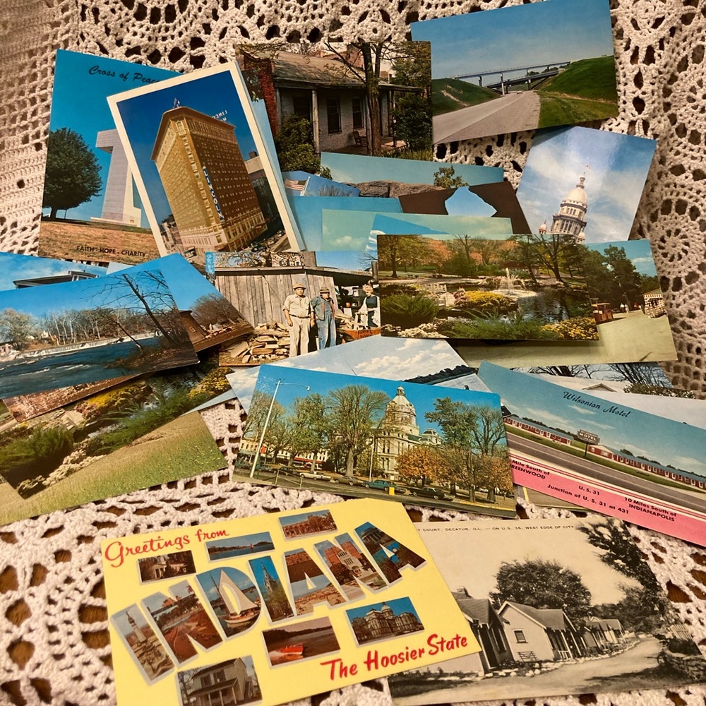 Vintage Assorted Midwest State Postcard Bundle - Nature, Architecture